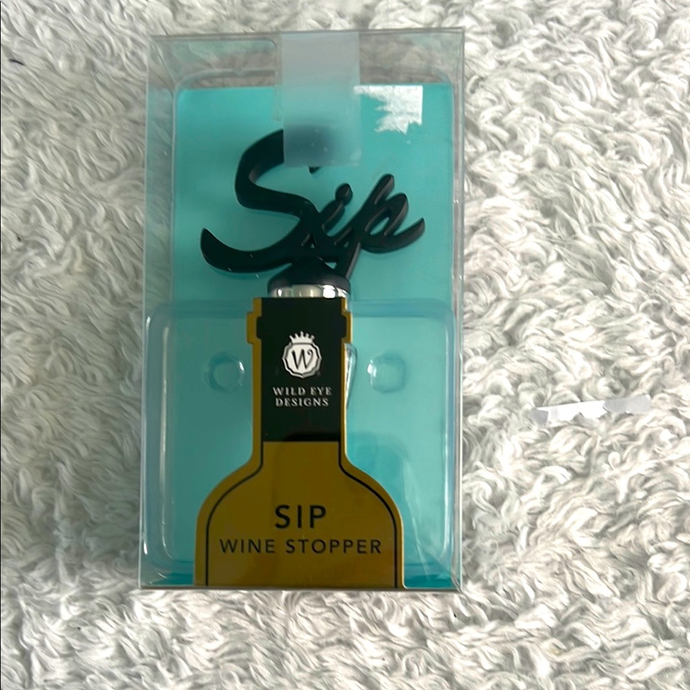 Wild Eye Designs Sip Wine Stopper